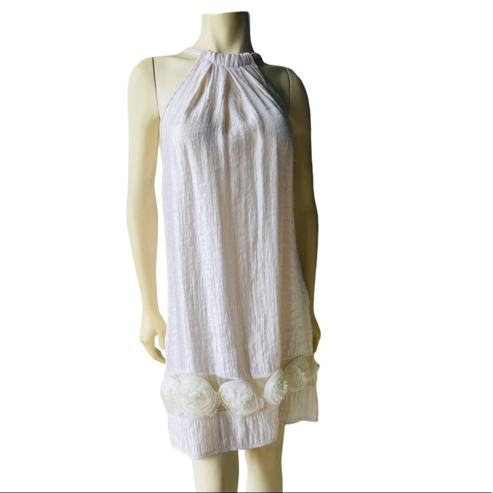 D’Closet Halter Flower Bottom Women’s Swing Dress